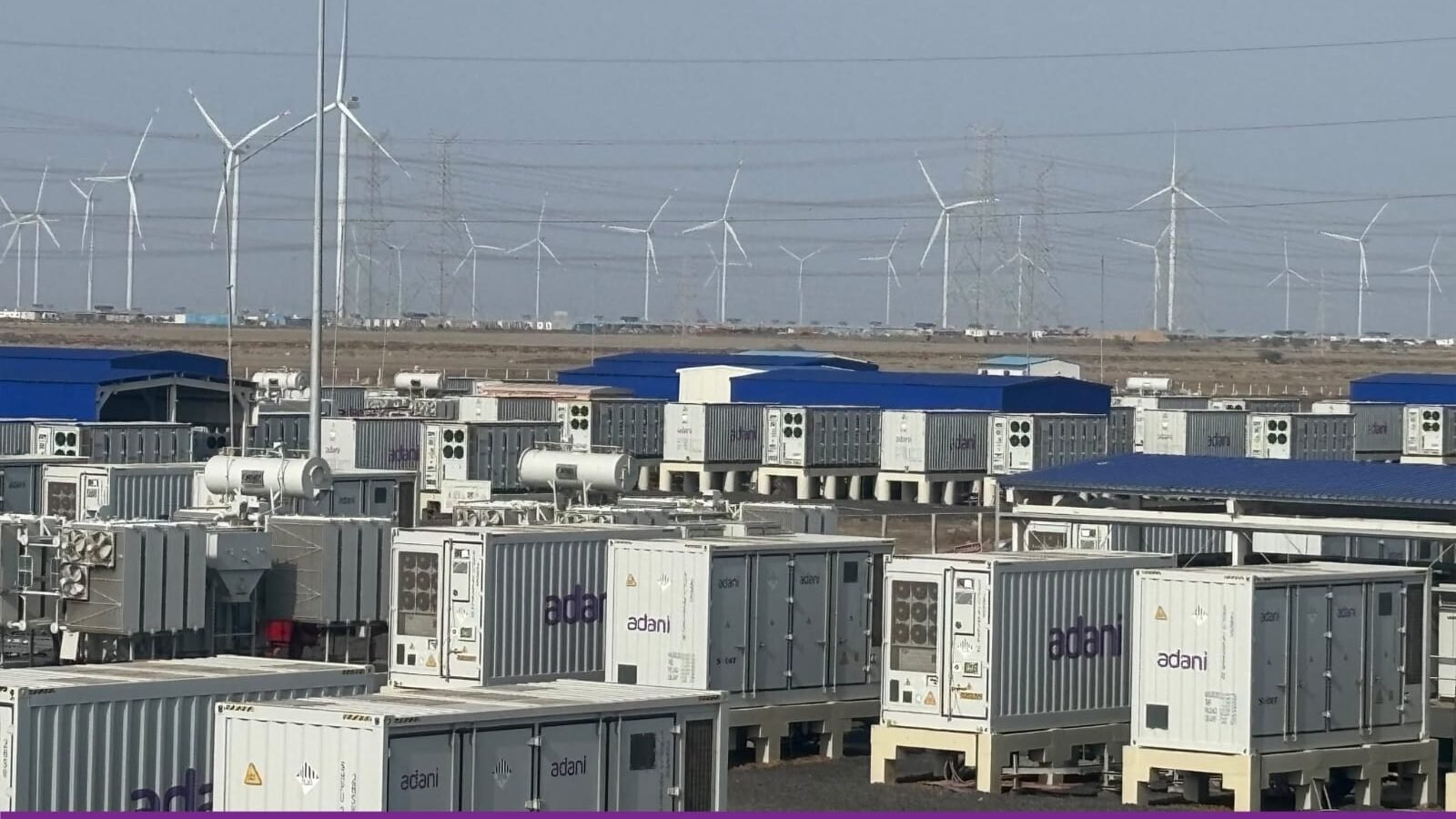 Adani Green Energy 3.08 GWh BESS and 481.9 MW wind-solar capacity commissioned in Gujarat